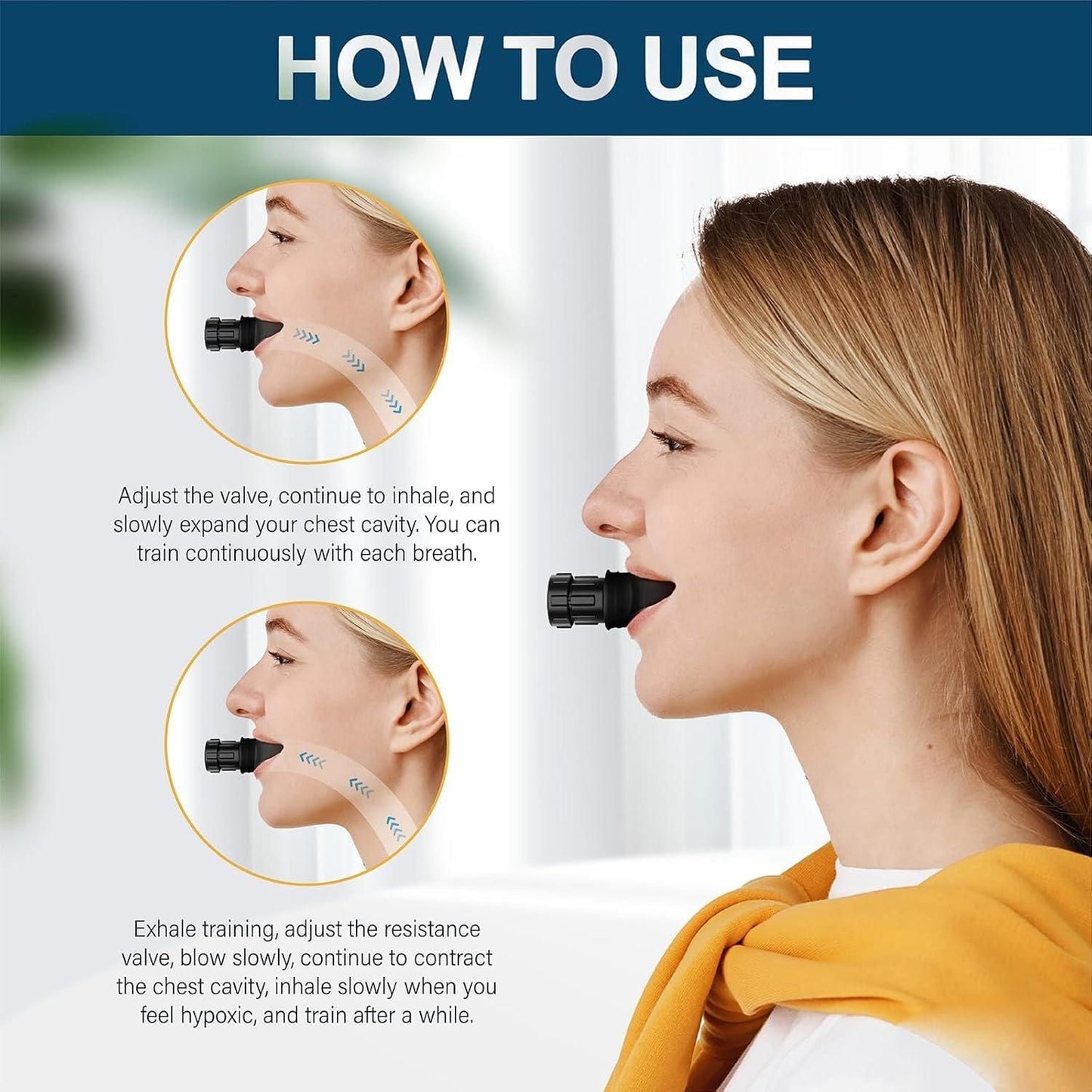 Breathing Trainer with Jaw Trainer